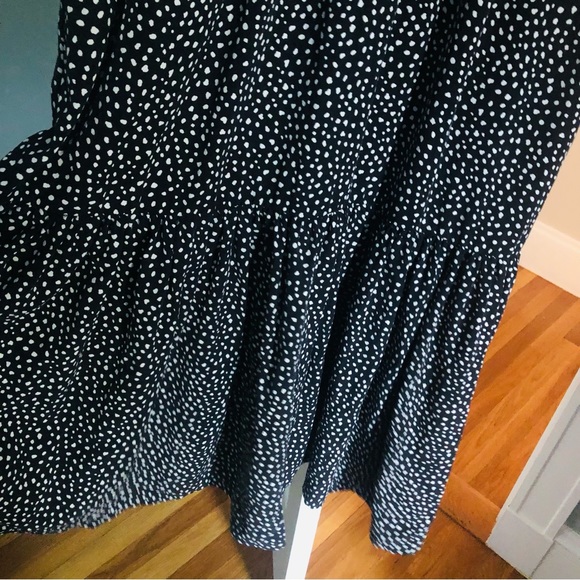 Saint+Sofia GREENWICH DRESS - BLACK SPOT TENCEL size 6 maxi - Picture 7 of 12